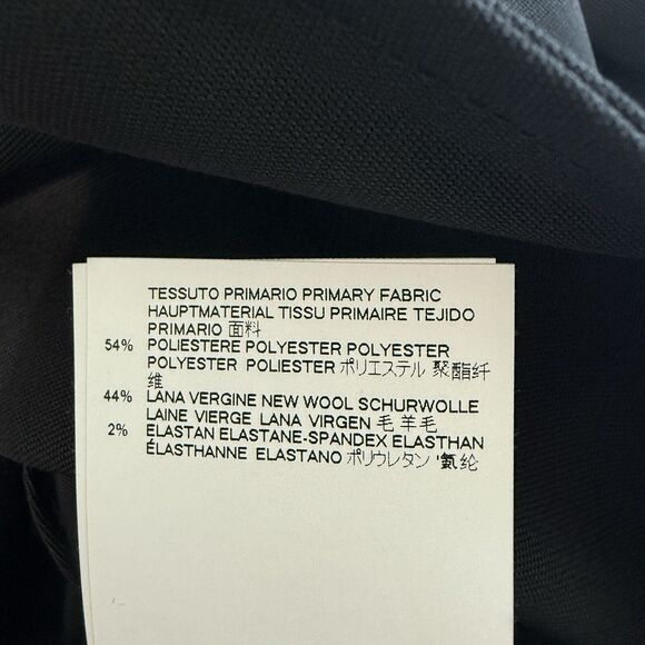 Maison Margiela Wool Blend Mid Length Shift Dress In Black Size 48 - US 12 - Picture 11 of 16